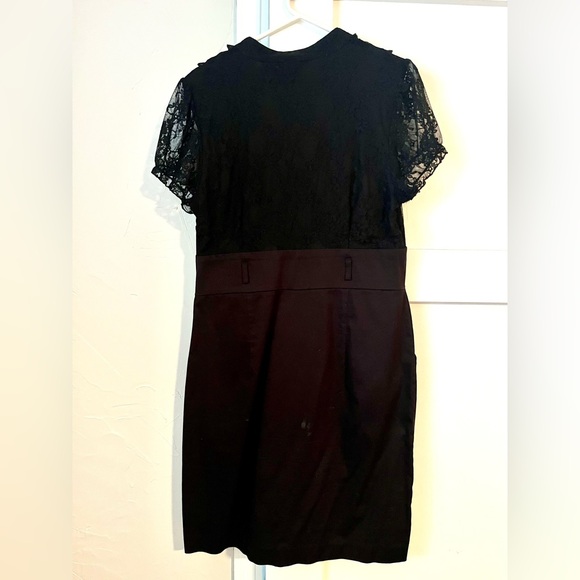 Maurices Black Laced Too Dress | POCKETS! | Size 13 | Very Good - Picture 4 of 4